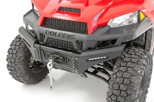 Polaris Ranger Crew XP 900 Bumper Wings - Front - Rough Country - Slimline LED Pair - Black - '17-'19